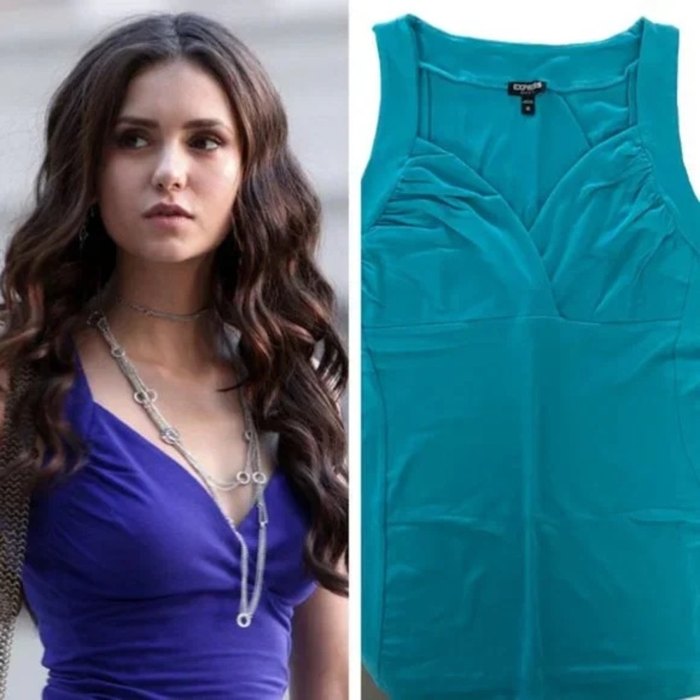 ✨ FLASH SALE ✨ ASO Katherine Pierce Express Teal Tank Top Size M